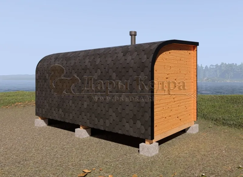Баня «Парус» из кедра 5х2,2 метра