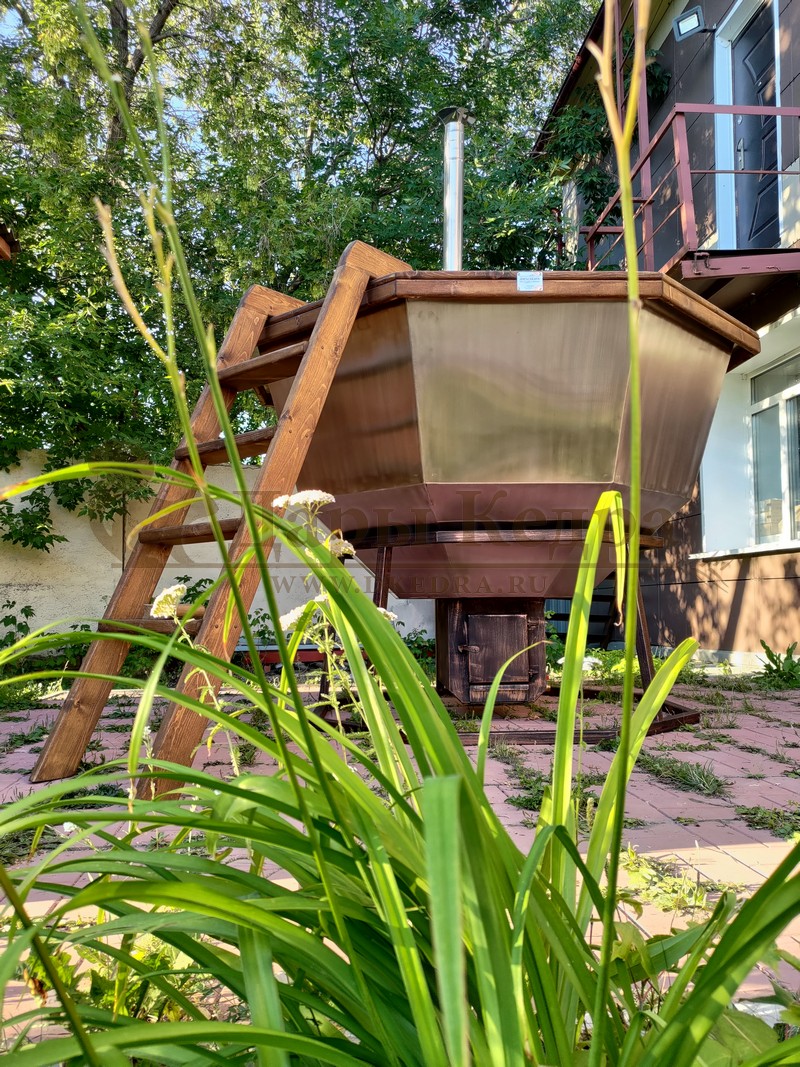 Банный чан Ø-2000 под самоотделку